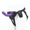 Pegasus 6" Rechargeable Curved Peg w/Adjustable Harness & Remote Set - Purple