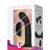 Pegasus 6" Rechargeable P-Spot G-Spot Peg w/Adjustable Harness & Remote Set - Black