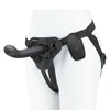 Pegasus 6" Rechargeable P-Spot G-Spot Peg w/Adjustable Harness & Remote Set - Black