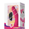 Pegasus 6" Rechargeable Ripple Peg w/Adjustable Harness & Remote - Pink