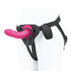 Pegasus 6" Rechargeable Ripple Peg w/Adjustable Harness & Remote - Pink