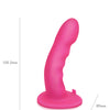 Pegasus 6" Rechargeable Ripple Peg w/Adjustable Harness & Remote - Pink