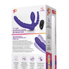 Pegasus 7" Strapless Strap On w/Remote - Purple