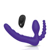 Pegasus 7" Strapless Strap On w/Remote - Purple