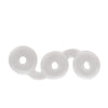 Perfect Fit Triple Donut Ring - Clear