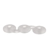 Perfect Fit Triple Donut Ring - Clear