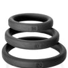 Perfect Fit Xact Fit 3 Ring Kit S/M/L - Black