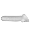 Perfect Fit Fat Boy Micro Ribbed Sheath 6.5" - Clear