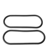 Xplay Gear 12" Slim Wrap Ring - Black Pack of 2