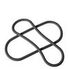 Xplay Gear 12" Slim Wrap Ring - Black Pack of 2
