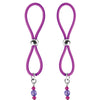 Bijoux de Nip Nipple Halos Clam Charm - Purple