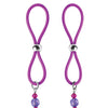 Bijoux de Nip Nipple Halos Flower Charm - Purple