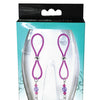 Bijoux de Nip Nipple Halos Flower Charm - Purple