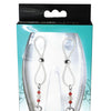 Bijoux de Nip Nipple Halos Heart Charm - Red/Clear