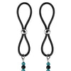 Bijoux de Nip Nipple Halos Star Charm - Turquoise/Black