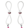 Bijoux de Nip Nipple Halos Pink Gem Slider - Pink/Clear