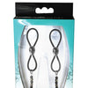 Bijoux de Nip Nipple Halos Black Skull Slider - Black/Silver