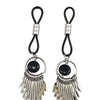 Bijoux de Nip Nipple Halos w/Silver Arrows - Black