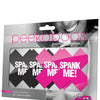 Peekaboos Spank Me Pasties - 2 Pairs 1 Black/1 Pink