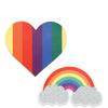 Peekaboos Pride Glitters Rainbows & Hearts - Pack of 2
