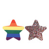 Peekaboos Pride Rainbow Glitter Stars - Pack of 2