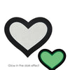 Peekaboo Glow in the Dark Hearts - Pack of 2