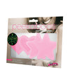 Peekaboos Glow in the Dark Hearts & Stars - Hot Pink 2 Pairs