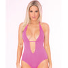 Pink Lipstick Seamless Teddy - Pink