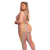 Pink Lipstick Roy G. Biv 2 pc Bodystocking Rainbow QN