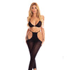 Pink Lipstick Not so Fast Bra Set Black O/S