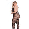 Pink Lipstick All About Leaf Bra & Leggings Black QN