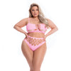 Pink Lipstick Neon Dreams Bra & High Waist Thong Pink QN