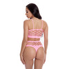 Pink Lipstick Neon Dreams Bra & High Waist Thong Pink O/S