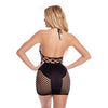 Pink Lipstick Girl Gone Bad Dress Black O/S