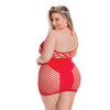 Pink Lipstick Girl Gone Bad Dress Red QN