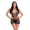 Pink Lipstick Spellbinding Dress Black O/S