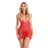 Pink Lipstick Spellbinding Dress Red O/S