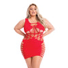 Pink Lipstick Dynamite Diva Dress Red QN