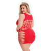 Pink Lipstick Dynamite Diva Dress Red QN