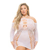 Pink Lipstick Animal Inside Dress White QN