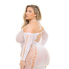 Pink Lipstick Animal Inside Dress White QN