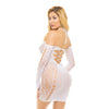 Pink Lipstick Animal Inside Dress White O/S