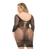 Pink Lipstick Animal Inside Chemise Black QN