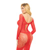 Pink Lipstick Animal Inside Chemise Red O/S
