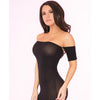 Pink Lipstick All Night Wrong Dress - Black