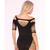Pink Lipstick Back to Bad Seamless Dress Black O/S