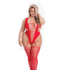 Pink Lipstick All a Dream Teddy Bodystocking Red QN
