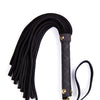Plesur Mini Leather Flogger - Black