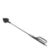 Plesur 22" Spade Silicone Crop - Black