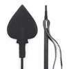 Plesur 22" Spade Silicone Crop - Black